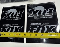2 TRD PRO INTERNAL BYPASS FOX RACING Suspension SHOCKS SHOX DECALS STICKERS