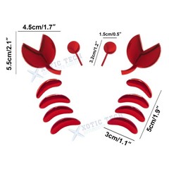 3D Crab Sticker Decal Graphic Wall Laptop Cell Truck for Windows Car Logo Body