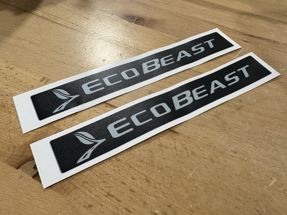 2 FORD ECOBEAST decal emblem overlays for 2015 2016 2017 2018 2019 2020 f150