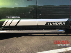 2007-2021 Toyota Tundra Rocker Lower Stripe 3M Vinyl Side Decals Graphics KIT