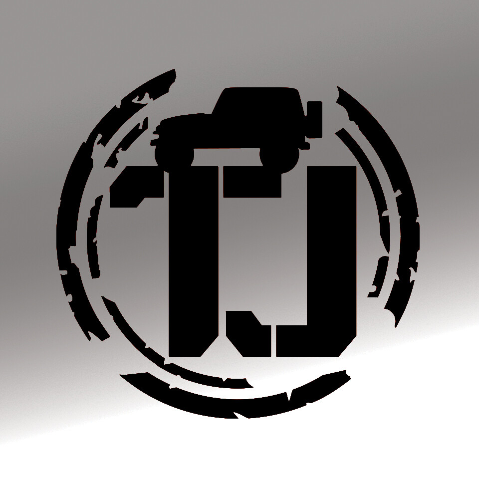 TJ set of two custom decals premium automotive grade for jeep wrangler jeep