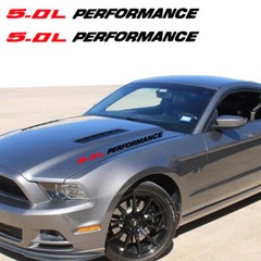 5.0L PERFORMANCE Car Hood decals emblem Coyote for Ford Mustang GT F150 2pcs