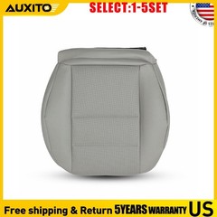 Gray Leather Driver Seat Cover For 08-15 Mercedes Benz GLK280 GLK300 4Matic 1-5X