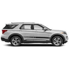 Lower rocker side stripes graphics decals compatible with Ford Explorer