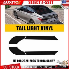 Smoke Black Tail Light Overlay PreCut Vinyl Decal Fit 25-2026 Toyota Camry 2-10X
