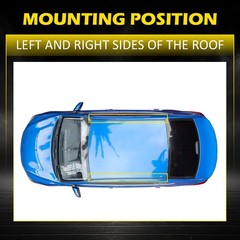 For 2003-08 Toyota Corolla 2-20X Roof Molding Weatherstrip Sear Trim 75556-12120