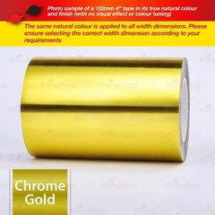 1-1/2″ Vinyl Pinstriping Pin Stripe Styling Tape Decal Sticker 38mm CHROME GOLD