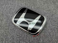 M-Tec 3pcs Black Front Rear Steering Badge Emblem Civic Sedan 06-15
