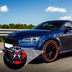 8 Pcs Wheel Rim Decal Stripes Car Decals for 18-21 Inch Wheels Reflective Car…
