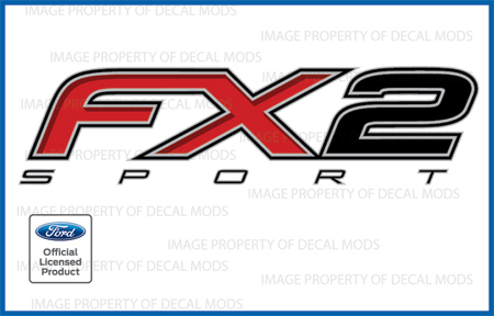 2012 Ford F150 FX2 SPORT Decals F offroad Stickers Truck 4×4 Bed Side 12 FH5T0