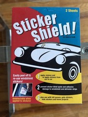 Sticker Shield Windshield Sticker Applicator for Easy Application – 4×6 2 Sheets