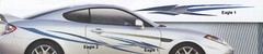 Automotive Customizing Decal EAGLE 1 & 2 DISCOUNTED