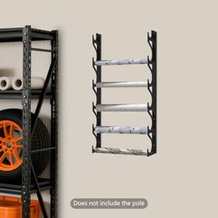 6-Roll Wall-Mounted Vinyl Film Rolls Rack Window Tint Organizer Display Holder