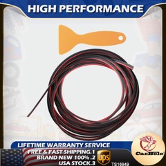 5M Car Interior Decor Red Point Edge Gap Door Line Filler Panel Dashboard New