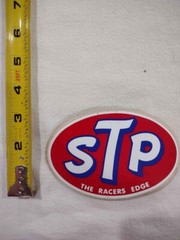 STP Reproduction Vinyl Sticker Hot Rod Gasser Rat Rod