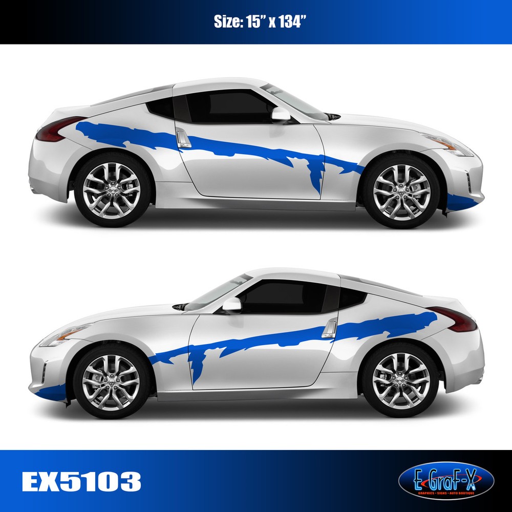 5103 Splash Tear Body Vinyl Graphics Decals CAR TRUCK High Quality EgraF-X