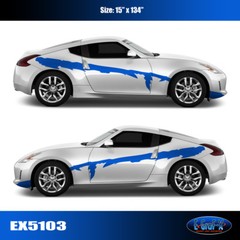 5103 Splash Tear Body Vinyl Graphics Decals CAR TRUCK High Quality EgraF-X