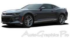2017 2018 Camaro Lower Rocker Door TREAD Accent Vinyl Graphic Decals 3M Stripes