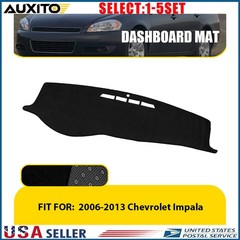 For 2006-13 Chevrolet Impala Dash Mat Dashboard Cover Pad Custom Fit Black 1-5X