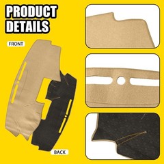 Black Gray Beige Dashboard Mat Cover Pad For Toyota Camry 2007-2011 Non-Slip
