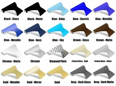 4 Vinyl Pinstripe Corner Decals -Choose Your Size and Color – Free US Shipping!