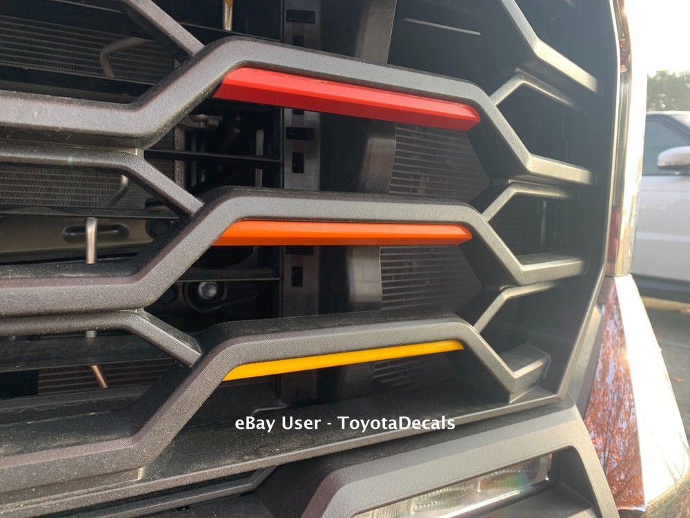 Toyota Tundra Heritage front grill decals 2022 2023