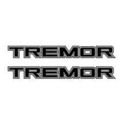 Tremor Decals Truck Bed Side Stickers Black