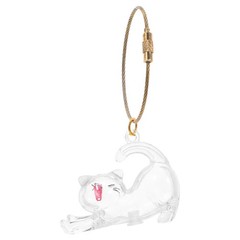 2 Count Pet Lost Hair Keychain Clip Storage Organizer Dog Keepsake