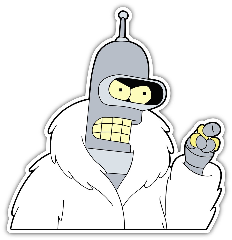 BENDER PARK FUTURAMA 3M STICKER DECAL VINYL MADE IN USA RODRIGUEZ PLANET EXPRESS