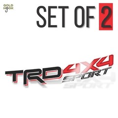 TRD 4×4 Sport Decal Toyota Tacoma Matte Bedside Replacement 2016-2023 Set 2