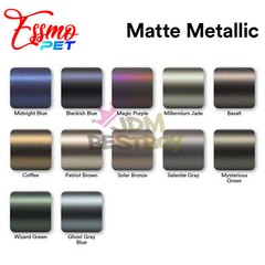ESSMO PET Matte Metallic Millennium Jade Car Vehicle Vinyl Wrap Decal Sticker