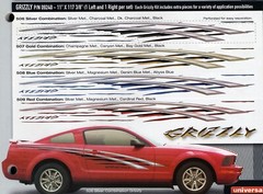 Automotive Customizing Decal GRZZLY DISCOUNTED