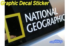 National Geographic Logo Sticker Car Graphic Vinyl Decal Size + Color Optional