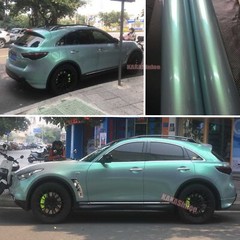 Stretch / Car Grey Metal Chameleon Satin Chrome Vinyl Wrap Pearl PVC Sticker US