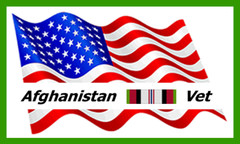 Afghanistan Vet – Vehicle Sticker – 5” X 3”