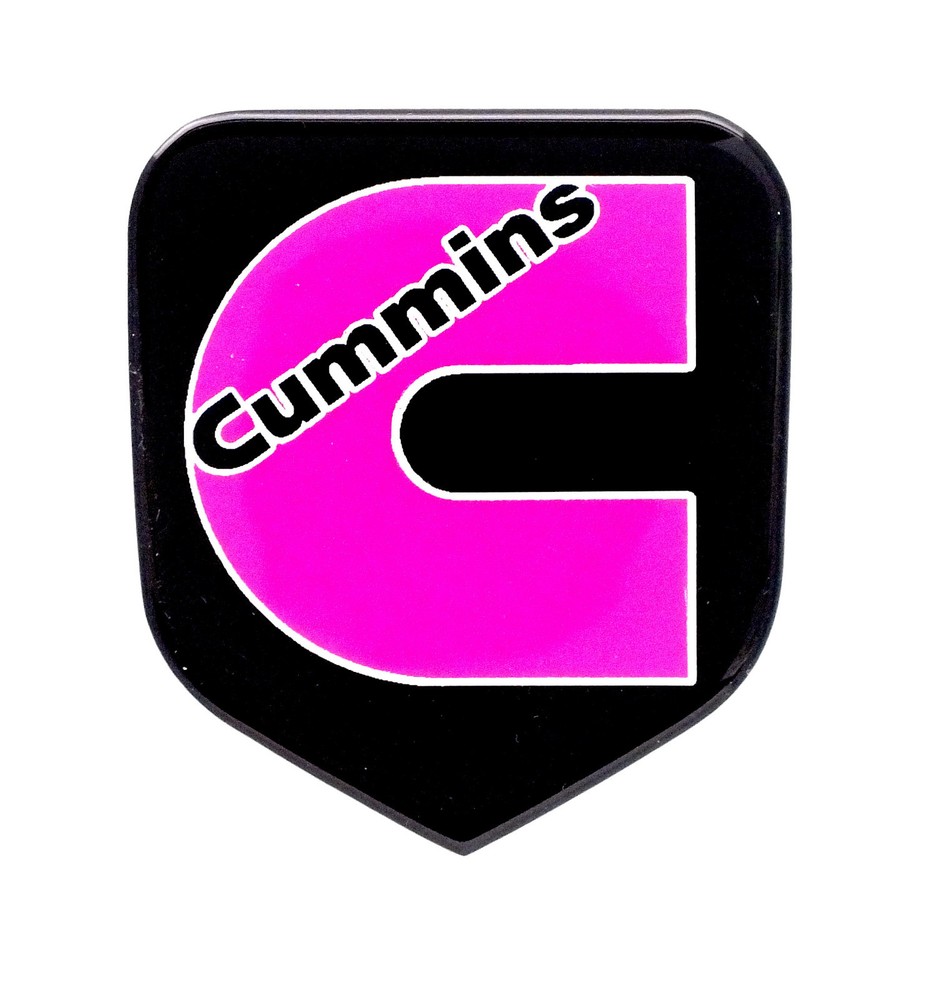 GRILLE EMBLEM fits RAM DIESEL 1994-2002 Black/Magenta
