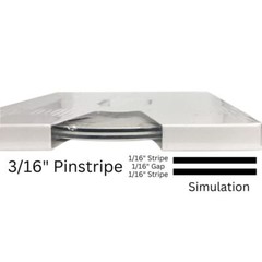 Prostripe 3/16″ X 40′ Automotive Double-Lined Pinstripe