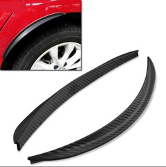 Universal Car Wheel Eyebrow Arch Protector Trim Lips Fender Flares Carbon Fiber