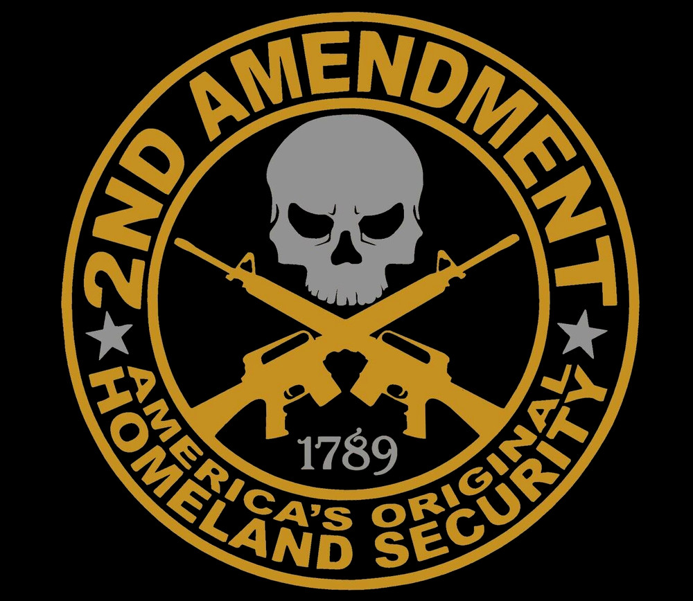 2nd Amendment Decal – 5 Inch Gold & Silver 2A Sticker