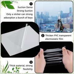 20 Pcs Car Windshield Sticker Applicator Bulk 5 x 6 Inch Static Cling Window …