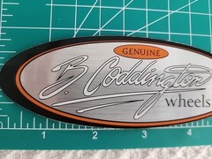 BOYD CODDINGTON DECAL 5×2 BLACK WHITE NEW OLD STOCK