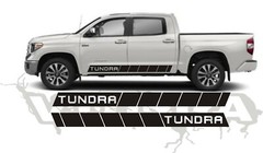 2X Side Vinyl Decals For Toyota Tundra 2007-2024 Racing Stripes USA Decals