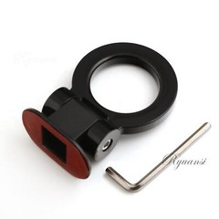 JDM Universal Car SUV Ring Track Racing Style Tow Hook Look Decoration RED