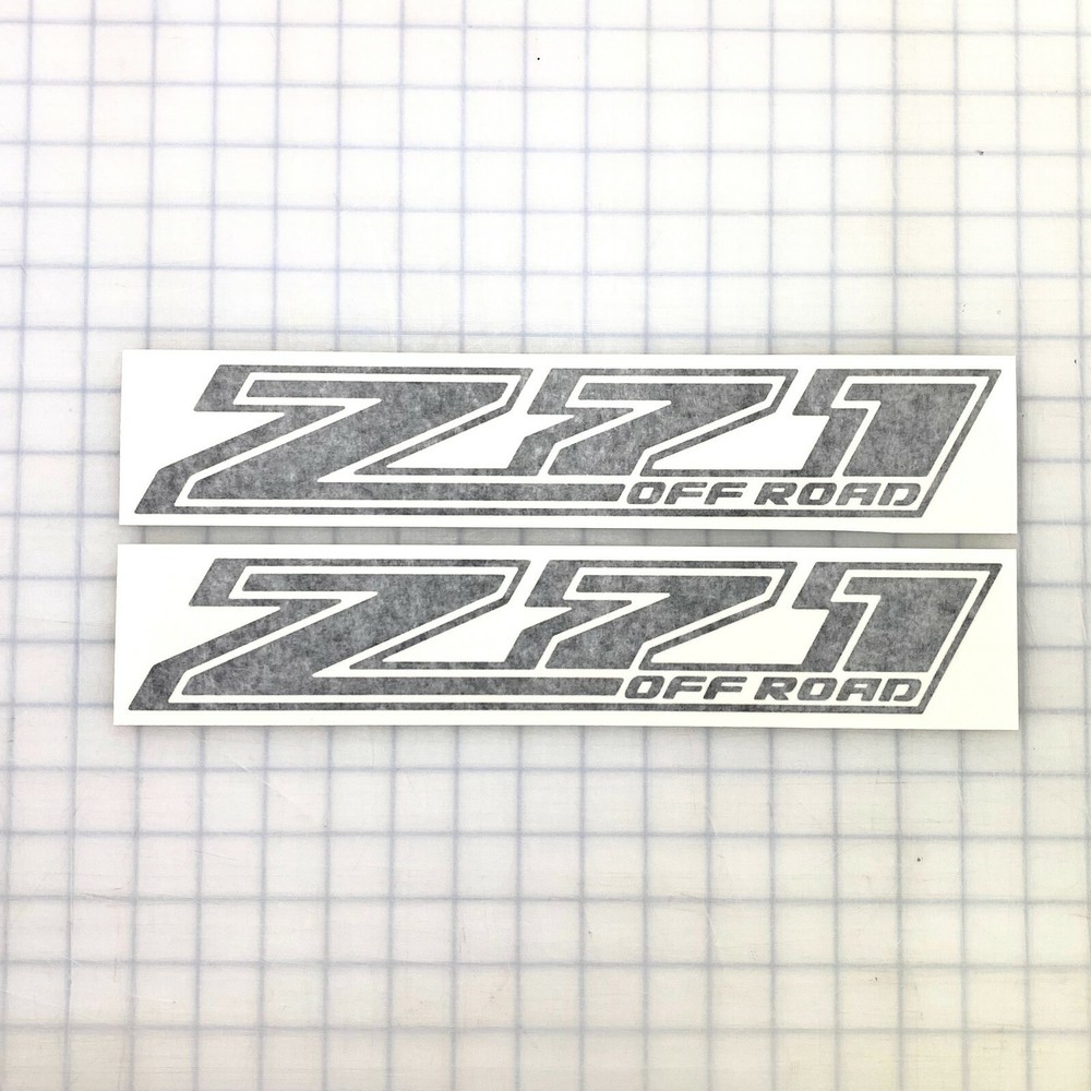 Z71 offroad decalsticker 2014-2019 Chevrolet Silverado Colorado pickup truck X2