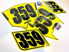 R6 Numberplates Raceplates 2008-2016 R6 Trackday Racing Number Plates CCS WERA