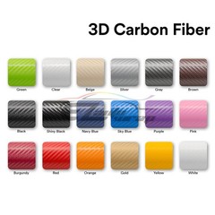 3D Carbon Fiber Matte Textured Vinyl Wrap Sticker Decal Air Release Bubble Free
