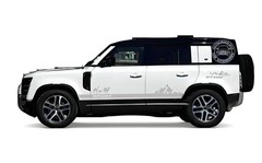 Graphics Camel Mountain Sticker For Land Rover Defender Side Door Off Road Decal