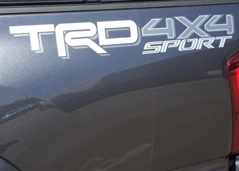 TOYOTA TRD 4×4 SPORT Decals W/S Vinyl Stickers 1 PAIR truck bed New 2016 Tacoma