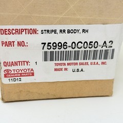 2007-2014 Toyota Tacoma Tundra New OEM 75996-0C050-A2 TRD Off-Road Bed Decal RH