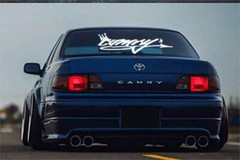 Camry sticker JDM slammed windshield boost window decal Fits Toyota